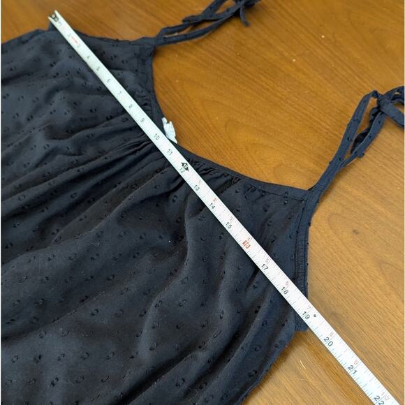 Emerson Fry India Midi Sundress in Black Swiss Dot Organic, size XS-S - Picture 7 of 8